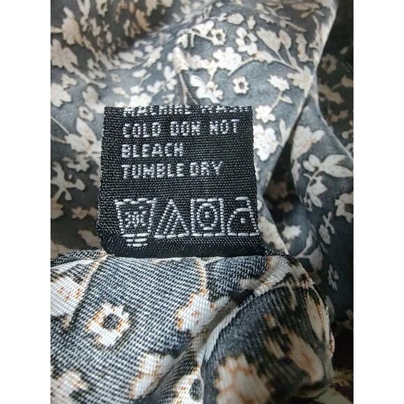 Daniel K. Men's Long Sleeve Tailored-Fit Ditsy Floral Print Button-Up Shirt Lrg - Picture 8 of 10